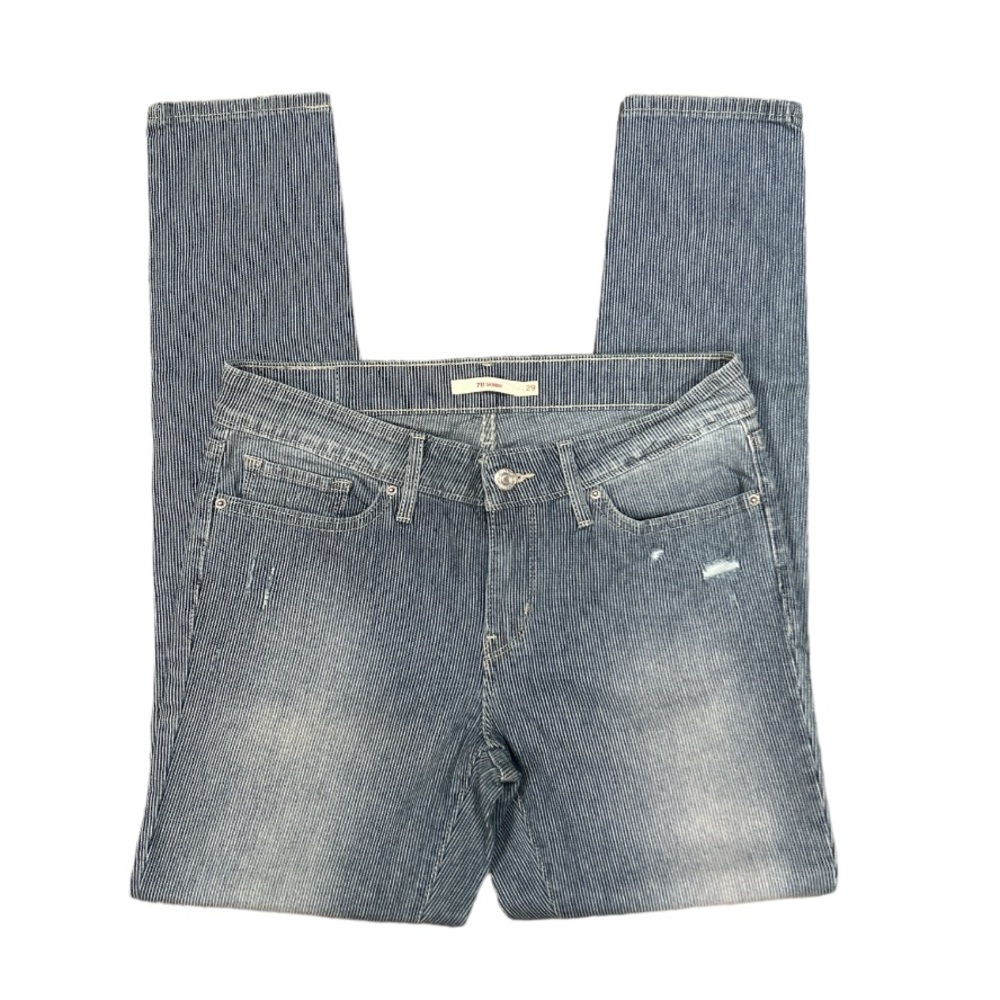 Levi’s Striped Skinny Jeans